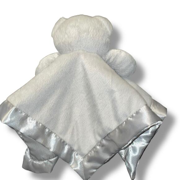 Baby Fanatic Lovey New England Patriots Football Plush Security Blanket Satin - Picture 5 of 12